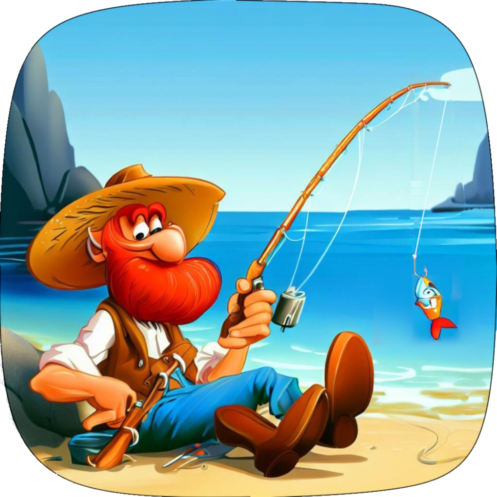 Yosemite Sam fishing